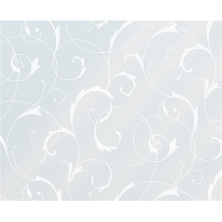 RAYO Scroll Flower Static Window Film RA2532156